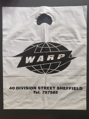 Warp records carrier bag - warp,