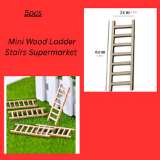 Mini Wood Ladder Stairs