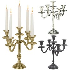 5 Arm Metal Candle Holder