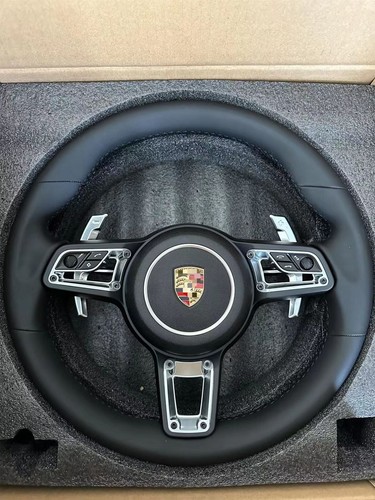 Porsche leather steering wheel - porsche,