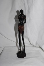 Vintage Tribal African Figure, Ethnic, OOAK, Handmade woman