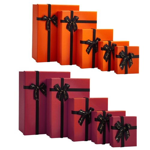 Set rectangle gift boxes - set,