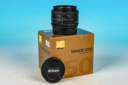 Nikon 50mm d lens in - f/1.8,