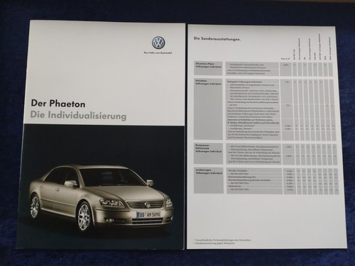 Phaeton customisation - vw,