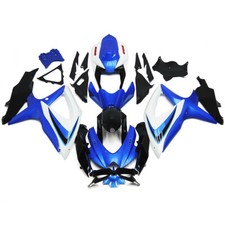 White Blue Fairing Kit for