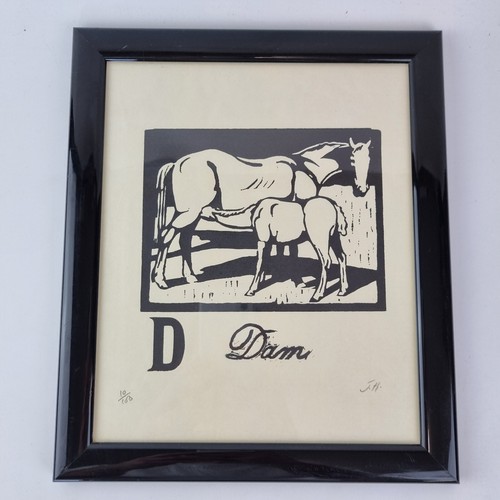 Limited edition print horse - edition,