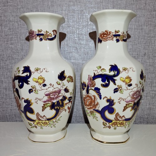 Mason vase ironstone blue - mason's, vase's