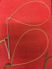 Rabbit snares mixed pack; 5x figure four snares and 5x fence snares