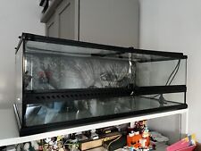 Exo Terra Reptile Habitat Terrarium With All Set Up 90x45x30 Very Good