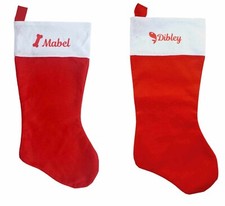 Personalised Dog Cat Pet Christmas Stocking Felt or Luxury Sequin Xmas Sack Gift
