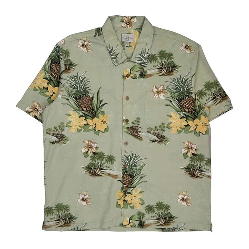 Pineapple and palm tree - and,