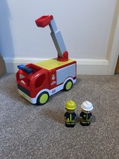 ELC Happyland Fire Engine with Firemen and Rescue Ladder