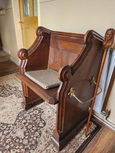 Small antique solid oak - oak, church