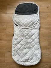 Uppababy Vista / Cruz Silver Ganoosh Primaloft Footmuff Cosytoes Pram Stroller