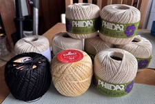 350g Phildar Perle 100g DMC job lot crochet cotton 