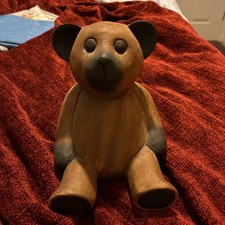 Vintage Style Wooden Bear 8