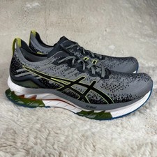 ASICS Gel Kinsei Blast Gray Sheet Rock/Glow Yellow 1011B202 Men's Size US 10