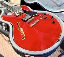 ?MINT 2022 ? Eastman T386-RD Thinline Semi-Hollow ‘335’ Antique Red + Case!
