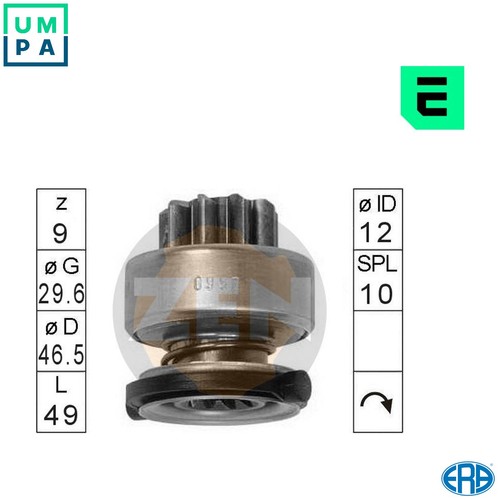 Freewheel gear starter zn0997 - freewheel,