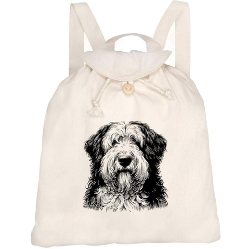 Old english sheepdog - english, canvas