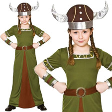 Kids Viking Girl Warrior Saxon