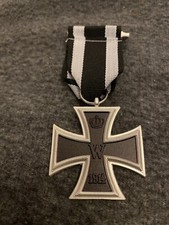  Iron Cross Medal German WW1 2nd Class 1914 with ribbon Reproduction Replica