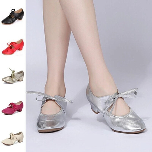 Latin chunky heel ladies dance - heel,