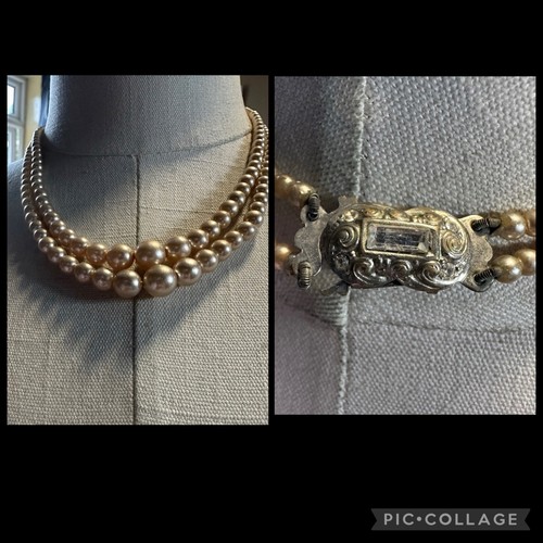 Vintage 1950s double strand - 1950s,