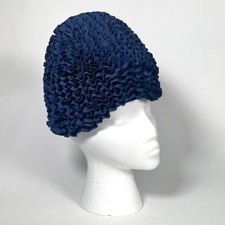 Vintage Dark Blue Swim Cap