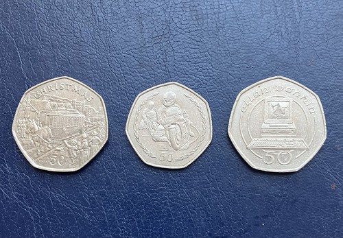 Isle man 50p - 50p, (3)