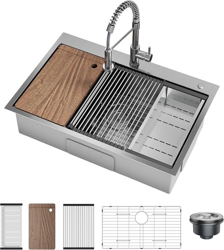 Kitchen sink stainless - sink, steel