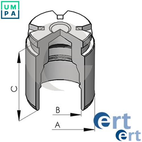Piston brake caliper - piston,