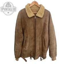 Vintage B3 B-3 Brown Shearling