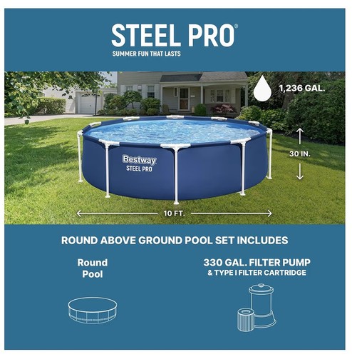 Bestway 10ft steel - steel, pro