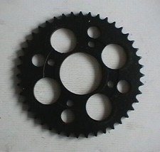 YAMAHA XS250 C SPOKE ALLOY WHEEL XS500 76-77 BLACK REAR STEEL SPROCKET JTR854 43