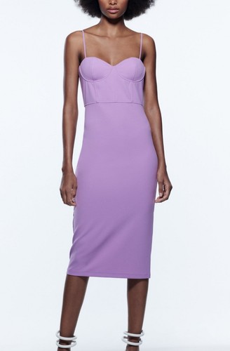 Bnwt zara lilac - lilac/purple, corset