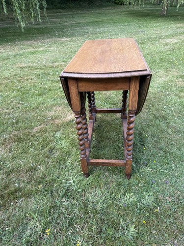 Oak gate leg drop leaf - leg,