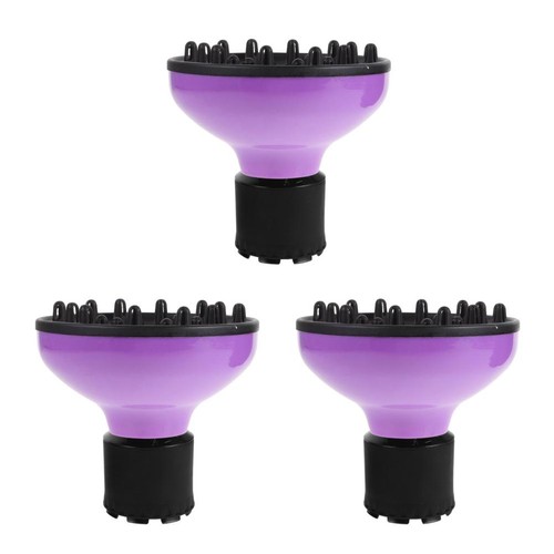 Purple hair dryer diffuser - purple, set