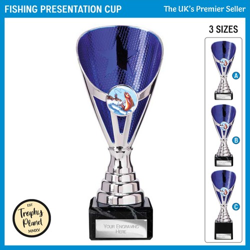 Fishing blue star - blue, trophy