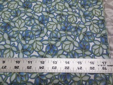 blue Vintage leaf design