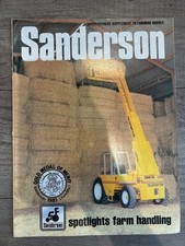 Sanderson Advertisment Supplement to Farmers Weekly  Teleporter Spotlights Farm 