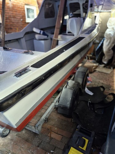 Factory built twin axle boat - factory,