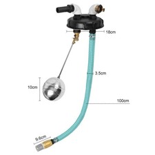 IBC rainwater tank inlet with