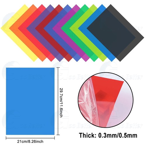 Coloured thin plastic sheet - plastic,
