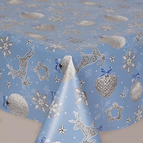 Christmas blue sparkle baubles - blue,