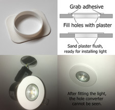 Downlight Spotlight Hole Converter - Hole size 65mm
