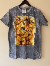 Esoteric T Shirt Chakra Om Lotus Ganesh Hamsa Spiral Sigils Merkaba Size X-LARGE