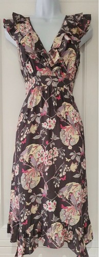 Monsoon grey floral - grey, bird