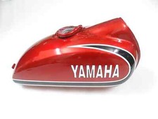PETROL GAS TANK STEEL MADE RED PAINTED FITS TO VINTAGE YAMAHA LT100 ENDURO #V321