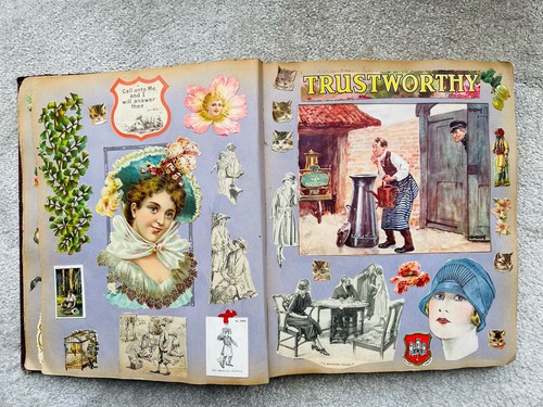 1930 vintage scrapbook - vintage,